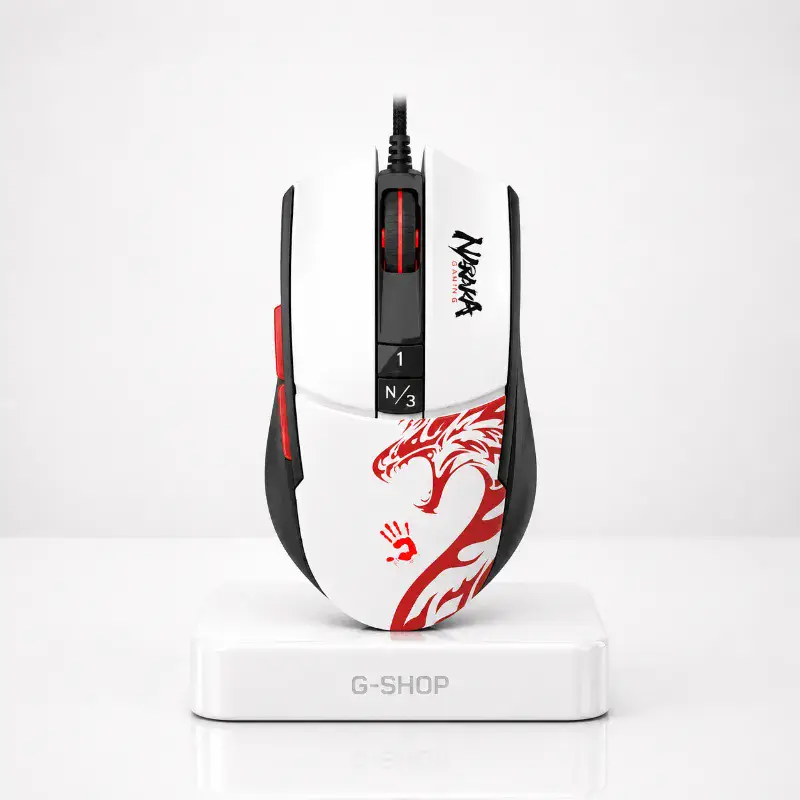 A4TECH BLOODY L65 MAX LIGHTWEIGHT GAMING NARAKA RGB METAL FEET