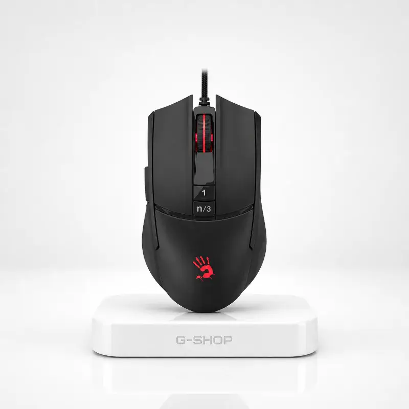A4TECH BLOODY L65 MAX LIGHTWEIGHT GAMING STONE BLACK RGB METAL