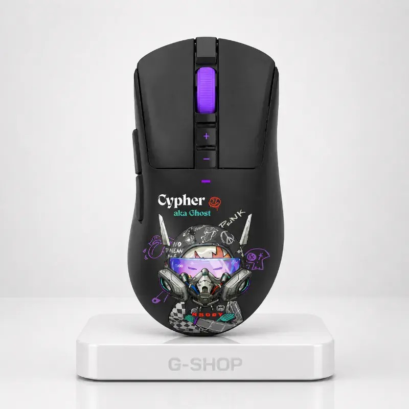 A4TECH BLOODY R73 PRO WAVELINK DUAL WIRELESS GAMING MOUSE 2.4GHz / USB CYPHER GHOST, чёрная