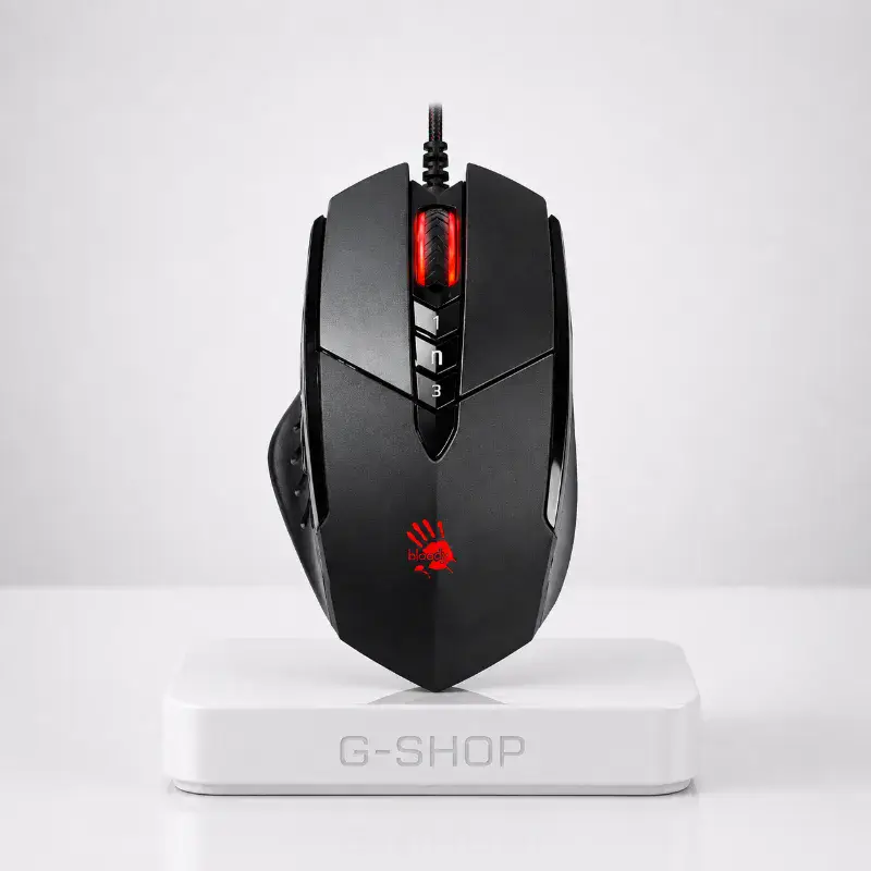 A4TECH BLOODY V8MA GAMING MOUSE METAL FEET CORE4 ACTIVE USB BLACK