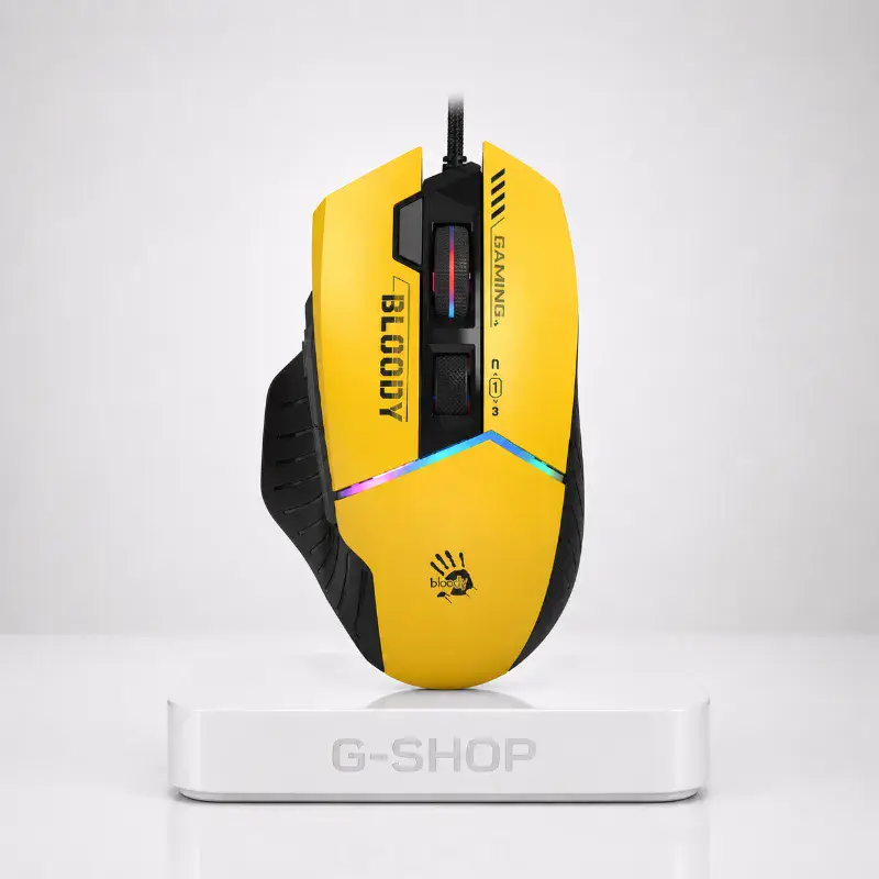 A4TECH BLOODY W95 ULTRA GAMING MOUSE SPORTS LIME RGB EXTRA FIRE ACTIVE USB