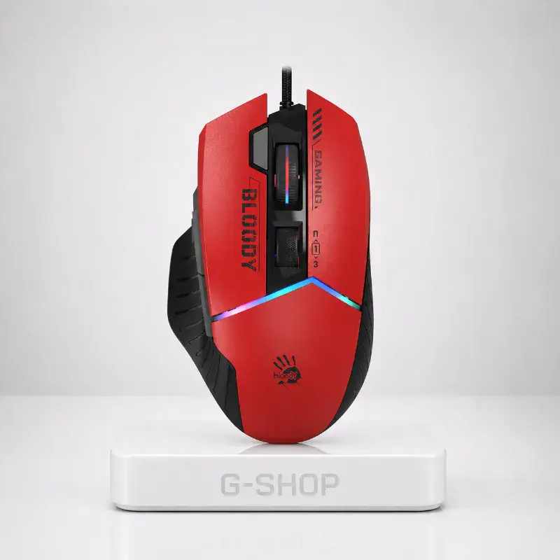 A4TECH BLOODY W95 ULTRA GAMING MOUSE SPORTS RED RGB EXTRA FIRE ACTIVE USB