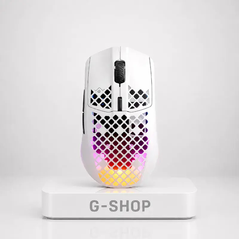 SteelSeries Aerox 3 Snow Gaming Mouse, 8500cpi 6 button,USB,WHITE
