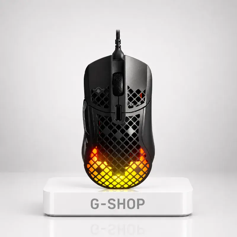 SteelSeries Aerox 5 Gaming Mouse, 18000cpi 6 button,USB,BLACK