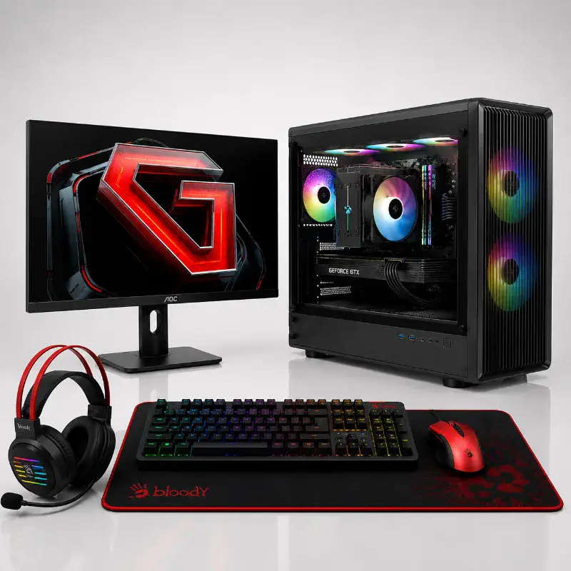 AMD AMD RYZEN 5 7600X + RTX 4060 8GB