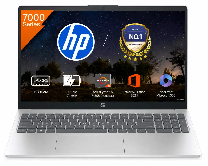 HP 15 FC0196, серебристая