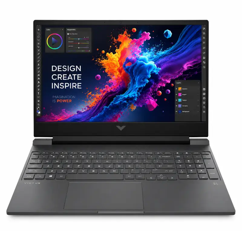 HP VICTUS 15-FA2787NR, чёрная