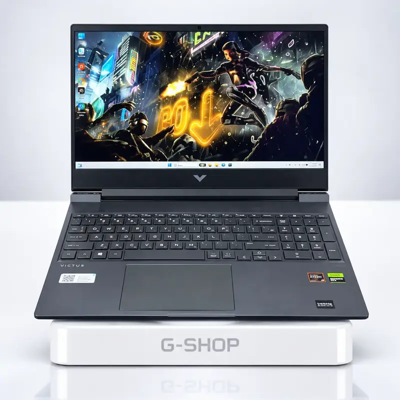 HP Victus, серый